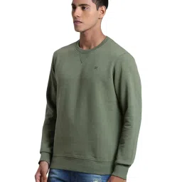 ColorPlus Green Tailored Fit Sweatshirt image 3