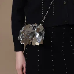 Kazo Silver Elena Embellished Small Clutch-picture-30