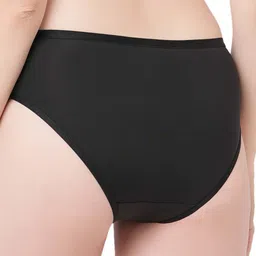 Soie High Waist Full Coverage Ultra Soft Mesh Panel Brief image 4