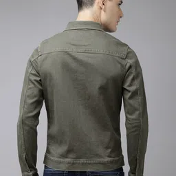 VAN HEUSEN DENIM LABS Men Washed Denim Jacket image 4