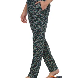 Forever 21 Blue Cotton Regular Fit Printed Pyjama image 3