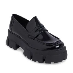 Aldo Women's Black Casual Loafers image 2