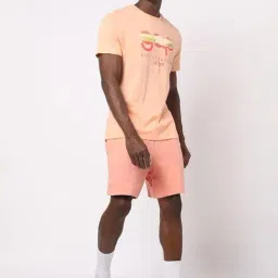 GAP Orange Cotton Regular Fit Solid Mid Rise Shorts image 4