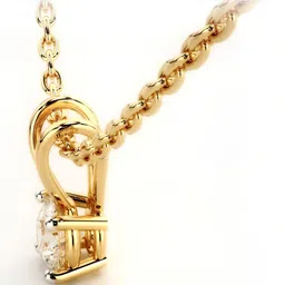 VALANOVA 925 Sterling Silver Diamond Pendant-0.45 gm image 2