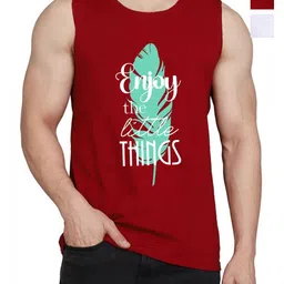 WOOSTRO Men Pack Of 2 Typography Printed Round Neck Cotton Slim Fit T-shirts-picture-39