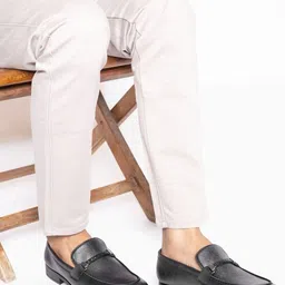 NICO NERINI Men Textured Loafers image 5