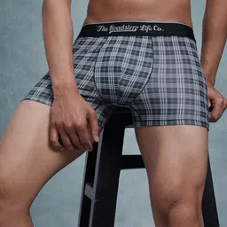 The Roadster Lifestyle Co Pack Of 3 Printed Breathable Trunks image 5