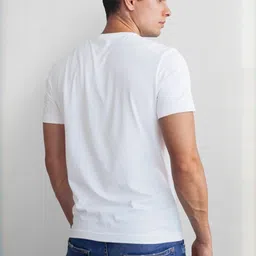 Seekbuylove Men Conversational Printed Bio Finish Short Sleeves Regular Fit T-shirt image 5