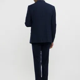 Twamev Men Self Design Single-Breasted 3-Piece Suit image 2