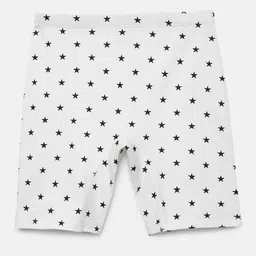 Mackly Pack Of 4 Cotton Elastane Solid & Stars Printed Inner Shorts - Multicolor image 4