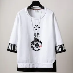 AUTNA Oversized Typography Printed T-shirt image 4