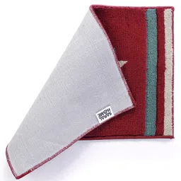 saral home Saralhome 24X7 Antiskid PP BCF yarn Door Mat Maroon. 40cm x 60cm image 4