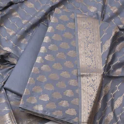 Meena Bazaar Ethnic Motifs Woven Design Unstitched Dress Material-image-81