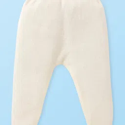 Babyhug Knitted Full Sleeves Aztec Designed Pullover Sweater Set - Off White image 5