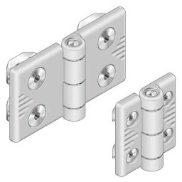 Bosch Rexroth Door Hinge, 8 mm, 10 mm Slot, 45 mm Strut Profile, 3842544529-picture-2