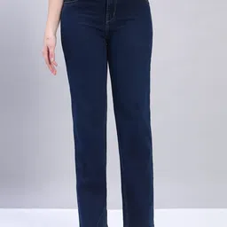 FASHIONFIBRE Women Comfort Straight Fit High-Rise Light Fade Stretchable Jeans-picture-39