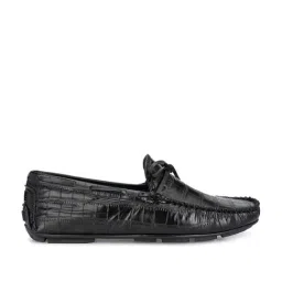 El Paso Men's Black Boat Shoes-image-16