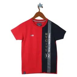 Monte Carlo Kids Brick Red Color Block T-Shirt-picture-38