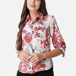 Cation White Printed Shirt-picture-48