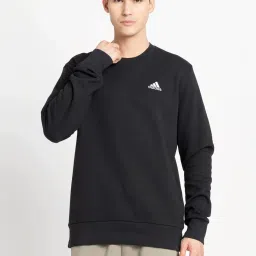 Adidas Black Regular Fit Sweatshirt image 1