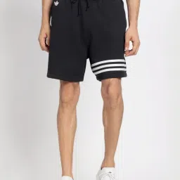 Adidas Originals Black Loose Fit Shorts image 1