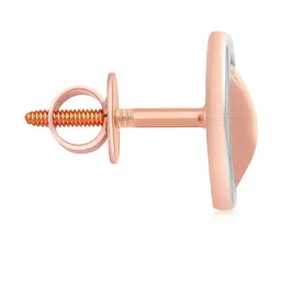 Malabar Gold and Diamonds 18k Gold Heart Earrings for Women image 4