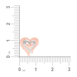 Malabar Gold and Diamonds 18k Gold Heart Earrings for Women image 3