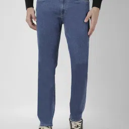 Numero Uno Mid Blue Slim Fit Stretchable Jeans image 1