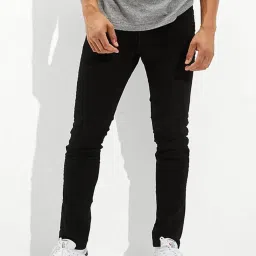 American Eagle Black Skinny Fit Jeans image 1