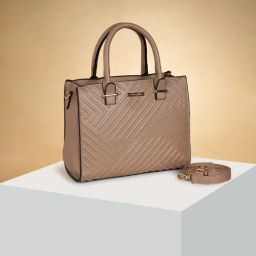 Forever Glam by Pantaloons Taupe Textured Handbag-picture-19