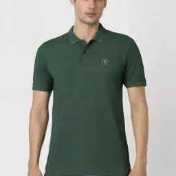 Van Heusen Green Regular Fit Polo T-Shirt-image-87