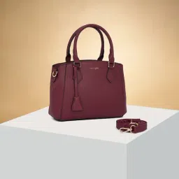 Forever Glam by Pantaloons Wine Solid Handbag-picture-14