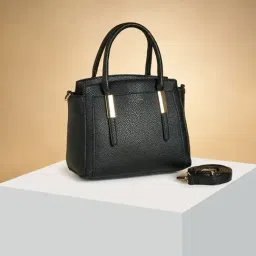 Forever Glam by Pantaloons Black Solid Handbag-picture-37