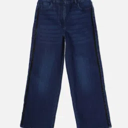 Allen Solly Junior Navy Solid Jeans image 1