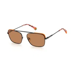 Polaroid Brown Rectangular UV Protection Unisex Sunglasses image 1