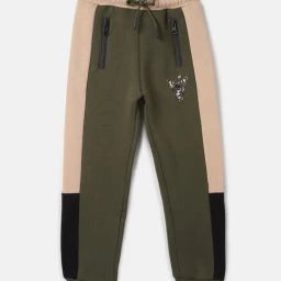 Blue Giraffe Boys Multicolor Color Block Sweatpant-picture-19