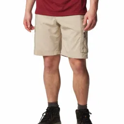 Columbia Beige Regular Fit Sports Shorts image 1