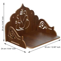 eCraftIndia Ganesha Design Laminated Wood Pooja Temple/Mandir image 4