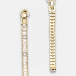 Sohi Gold Plated Party Designer Stone Dangler Earrings image 1