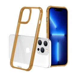 GRIPP Dazzle Xtreme Flexible Case for Apple iPhone 13 Pro - Gold/Transparent image 3