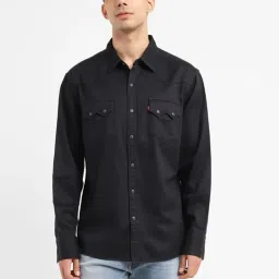 Levi's Black Slim Fit Shirt image 1