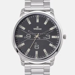 WROGN Men Black Analogue Watch WRG00041B image 5