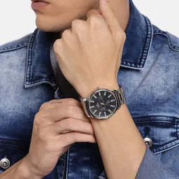 WROGN Men Black Analogue Watch WRG00041B image 3