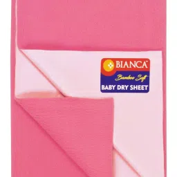 Bianca Smart dry Dark Pink & Royal Blue Microfibre 320 GSM Medium Baby Mattress Protector - Set of 2 image 4