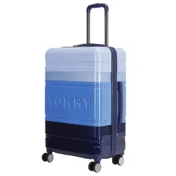 Tommy Hilfiger Triton Plus Blue 8 Wheel Small Hard Cabin Trolley - 40 cm image 3