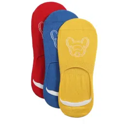 Jack & Jones Jacjjmascot Footies Multicolor Cotton Solid Shoe Liner Socks - Pack of 3-image-20