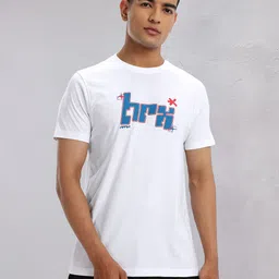 HRX by Hrithik Roshan Men Brand Logo Printed T-shirt image 2