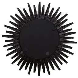 eCraftIndia Brown, Copper and Black Decorative Metal Handcarved Wall Mirror image 5