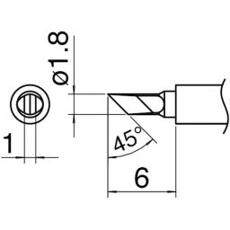 Hakko Soldering Iron Tip KU Type Suitable For FM-2032, T00-IN-picture-43