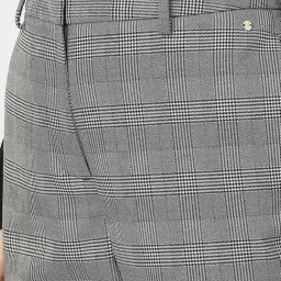 Van Heusen Grey Chequered Trousers image 5